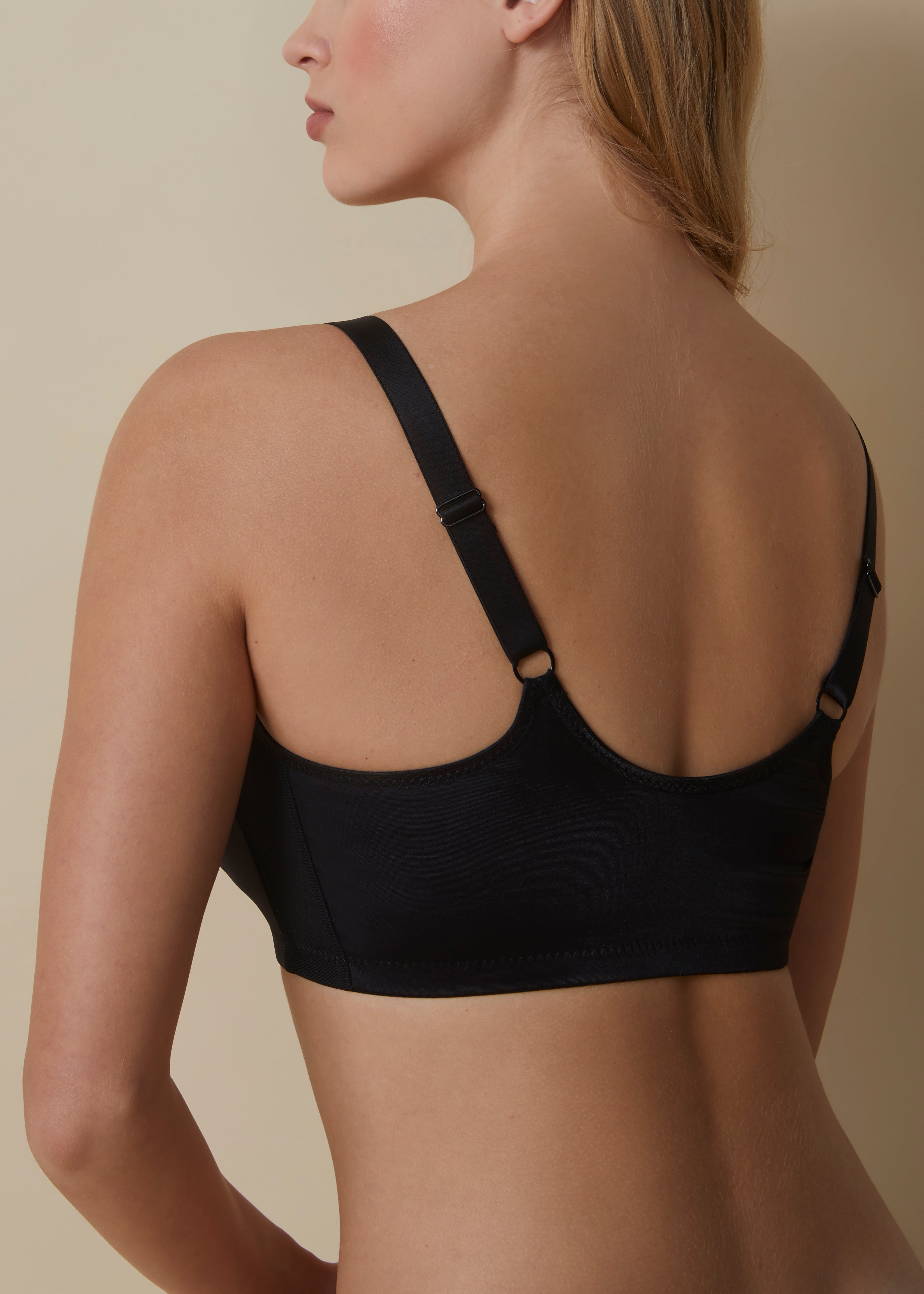Soutien-gorge sans armatures avec fermeture sur le devant